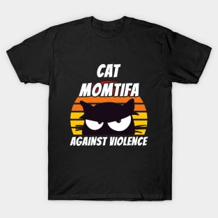 Wall of Cat Moms - Cat Momtifa T-Shirt